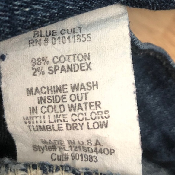 Blue Cult jeans size 28 Boot cut. - Picture 4 of 5